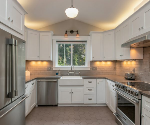 Glowing remodeled kitchen